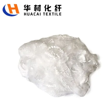 RECYCLED WHITE POLYETSER STAPLE FIBER by Jiangyin Huacai Textile Co., Ltd