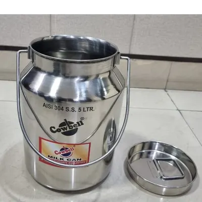 Stainless Steel Milk Can Capacity 05 Litre - Image 2