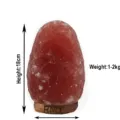 RMY Himalayan 1-2kg red natural salt lamp