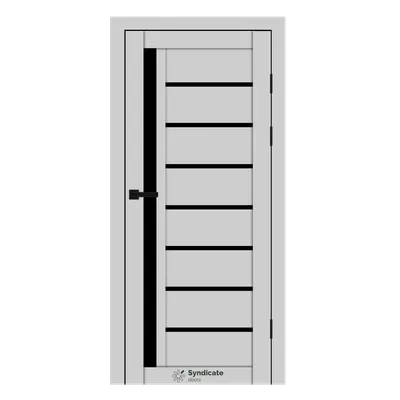Interior door SD-PVC-101 Gray Mat - Image 2