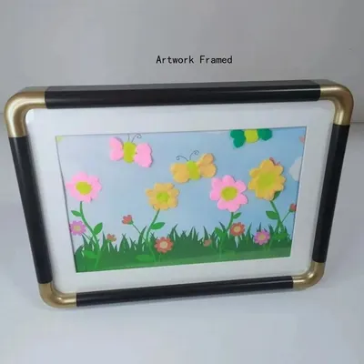 A4 (29.7*21cm) Xuan Paper Hard Paper Protection Artwork  Business Certificate Wood Frame - Image 8