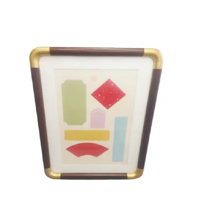 A4 (29.7*21cm) Xuan Paper Hard Paper Protection Artwork  Business Certificate Wood Frame - Image 2