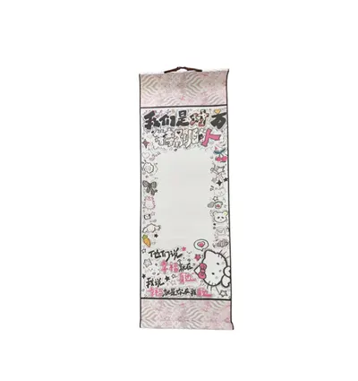 Art Paper Hand Scroll Song Brocade Framed Brocade Box Set with Pink Color or Sky Blue Color for Graduation Gift to Friend - Image 5