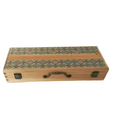 Xuan Paper Hand -Scroll for Painting Calligraphy Artwork Camphor Wood Package Box with Song Brocade Face - Image 3