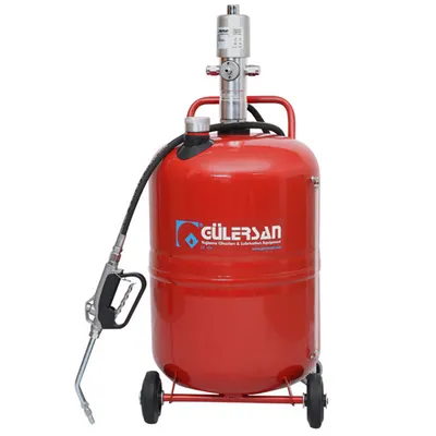 Air-Operated Oil Pump Trolley System 80L 5:1 18 L/min - Model 4220 by Gulersan Lubrication Equipment Industry and Trade Co. Ltd.