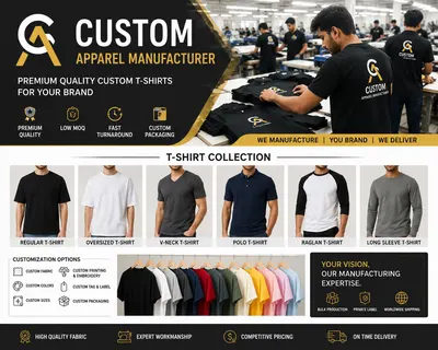 Custom Cotton Crew Neck T-Shirt