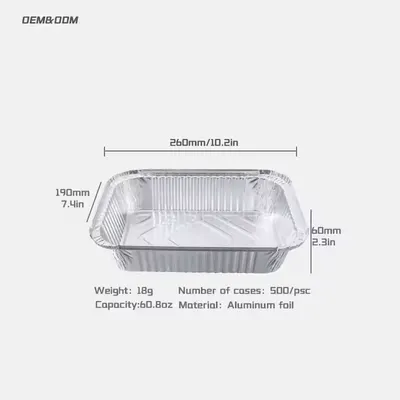Disposable Food Grade Aluminum Foil Containers - Image 6