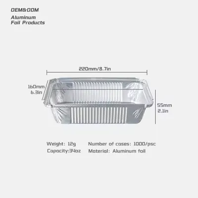 Disposable Food Grade Aluminum Foil Containers - Image 5