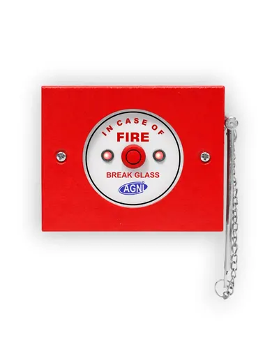 Manual Break Glass Call Point AGNI-301 – Solid Sheet Metal MCP