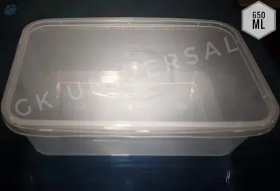 650 Ml Round PP Disposable Food Containers