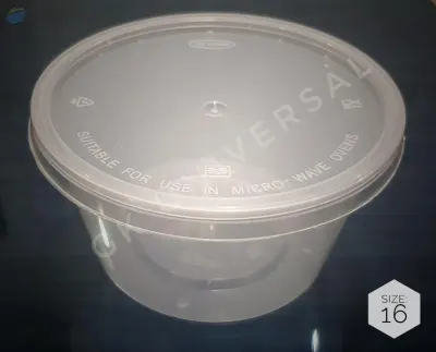 16 Ounce Round PP Disposable Food Containers