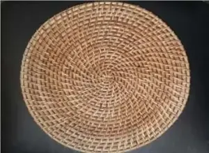 Cane Dining Mat Round (Table Placemats)
