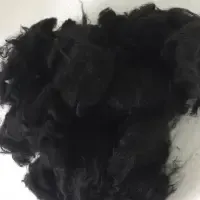 Recycled Polyester Staple  Fibre ( Black ) by Textile Sourcing Services