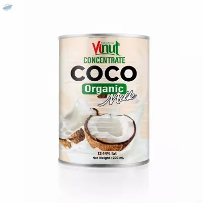 Organic Coconut Milk Fat 12-14% by NAM VIET FOODS & BEVERAGE JSC