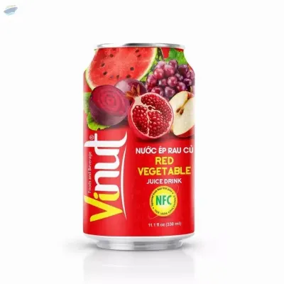 11.1 Fl Oz VINUT Red Vegetable Juice Drink by NAM VIET FOODS & BEVERAGE JSC