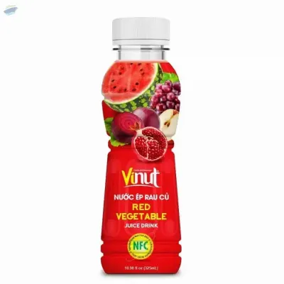 10.98 Fl Oz VINUT Bottle Red Vegetable Juice by NAM VIET FOODS & BEVERAGE JSC