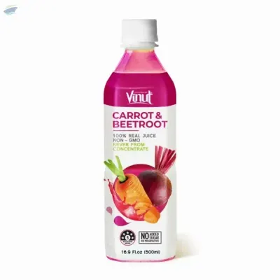 16.9 Fl Oz Vinut NFC Carrot + Beetroot Juice by NAM VIET FOODS & BEVERAGE JSC