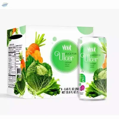 250ml VINUT Vegetable Juice by NAM VIET FOODS & BEVERAGE JSC