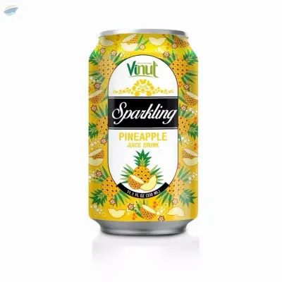VINUT Pineapple Juice Sparkling Water Drink by NAM VIET FOODS & BEVERAGE JSC