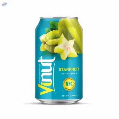11.1 Fl Oz VINUT Canned Starfruit Juice Drink by NAM VIET FOODS & BEVERAGE JSC