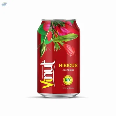 11.1 Fl Oz VINUT Canned Hibicus Juice Drink by NAM VIET FOODS & BEVERAGE JSC