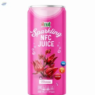 Vinut NFC Hibiscus Sparkling Water by NAM VIET FOODS & BEVERAGE JSC