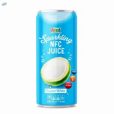 11 Fl Oz Vinut NFC Coconut Water Sparkling Water by NAM VIET FOODS & BEVERAGE JSC