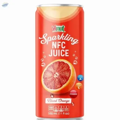 11 Fl Oz Vinut NFC Blood Orange Sparkling Water by NAM VIET FOODS & BEVERAGE JSC