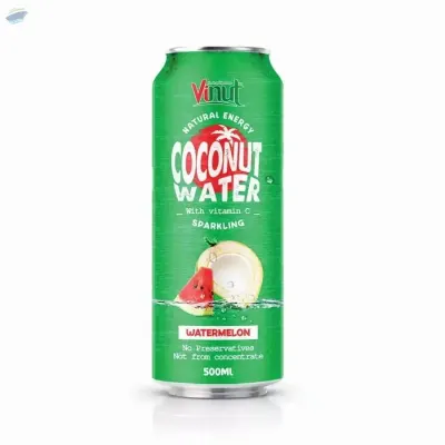500ml VINUT Sparkling Pure Coconut Water by NAM VIET FOODS & BEVERAGE JSC