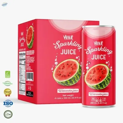 Sparkling Water Watermelon Juice by NAM VIET FOODS & BEVERAGE JSC