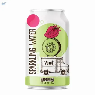 VINUT Sparkling Water Strawberry And Cucumber by NAM VIET FOODS & BEVERAGE JSC