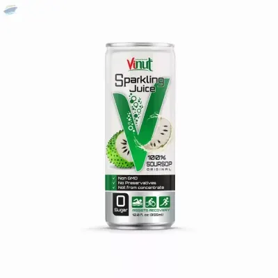 VINUT 100% Sparkling Original Soursop by NAM VIET FOODS & BEVERAGE JSC