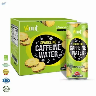 Sparkling Water Caffeine & Pineapple Flavor by NAM VIET FOODS & BEVERAGE JSC