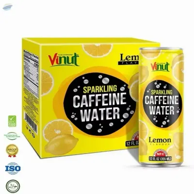 Sparkling Water Caffeine & Lemon Flavor by NAM VIET FOODS & BEVERAGE JSC