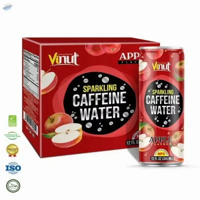 Sparkling Water Caffeine & Apple Flavor by NAM VIET FOODS & BEVERAGE JSC