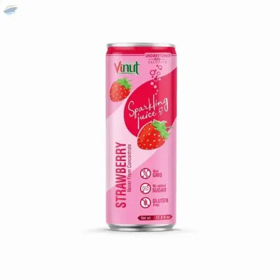 VINUT Unsweetened Strawberry Sparkling Water by NAM VIET FOODS & BEVERAGE JSC