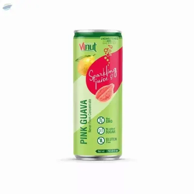 VINUT Unsweetened Pink Guava Sparkling Water by NAM VIET FOODS & BEVERAGE JSC