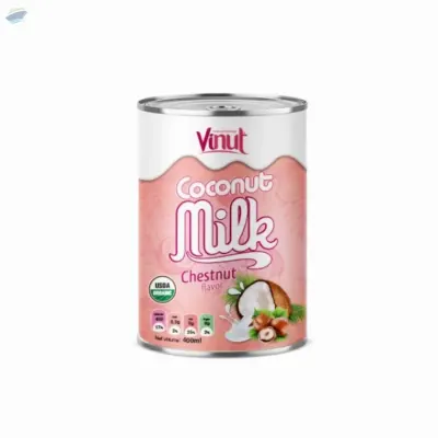 Organic Coconut Milk With Chestnut Flavour by NAM VIET FOODS & BEVERAGE JSC