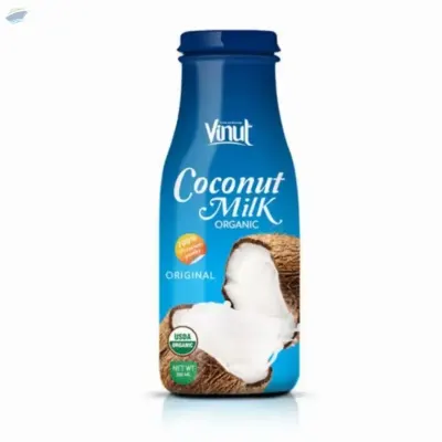 200ml Bottle Organic Coconut Milk by NAM VIET FOODS & BEVERAGE JSC