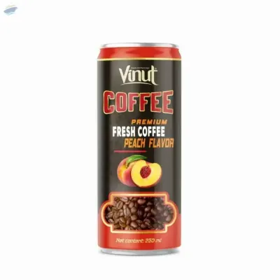Vinut Premium Coffee Drink With Peach by NAM VIET FOODS & BEVERAGE JSC
