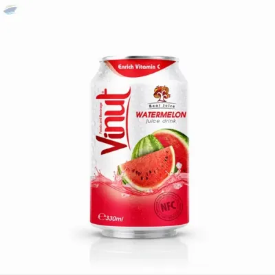 330ml Watermelon Fruit Juice (30%) by NAM VIET FOODS & BEVERAGE JSC