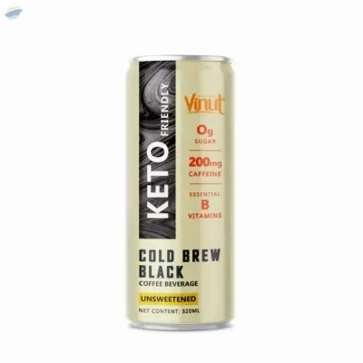 VINUT Keto Cold Brew Black Coffee Unsweetened by NAM VIET FOODS & BEVERAGE JSC
