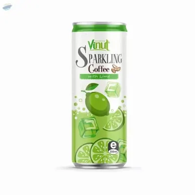 VINUT Coffee Sparkling Water with Lime