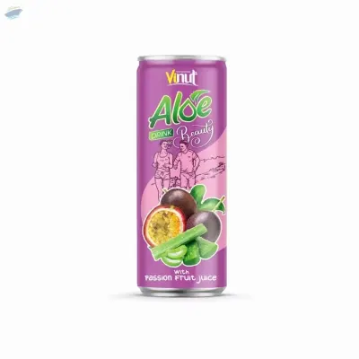 Beauty Aloe Vera Drink With Passion Fruit Juice by NAM VIET FOODS & BEVERAGE JSC
