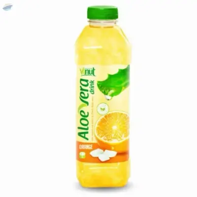 Aloe Vera Drink With Orange Juice (Pack Of 12) by NAM VIET FOODS & BEVERAGE JSC