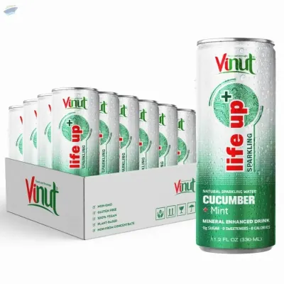 Sparkling Water Cucumber & Mint by NAM VIET FOODS & BEVERAGE JSC