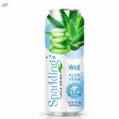 Sparkling Aloe Vera Juice Drink by NAM VIET FOODS & BEVERAGE JSC