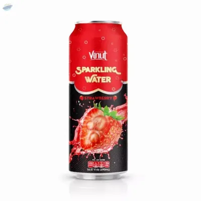 16.57 Fl Oz Vinut Sparkling Strawberry Juice by NAM VIET FOODS & BEVERAGE JSC
