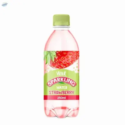250ml VINUT Bottle Strawberry Sparkling Water by NAM VIET FOODS & BEVERAGE JSC