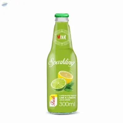 Bottle Lime & Lemon Carbonated Water by NAM VIET FOODS & BEVERAGE JSC